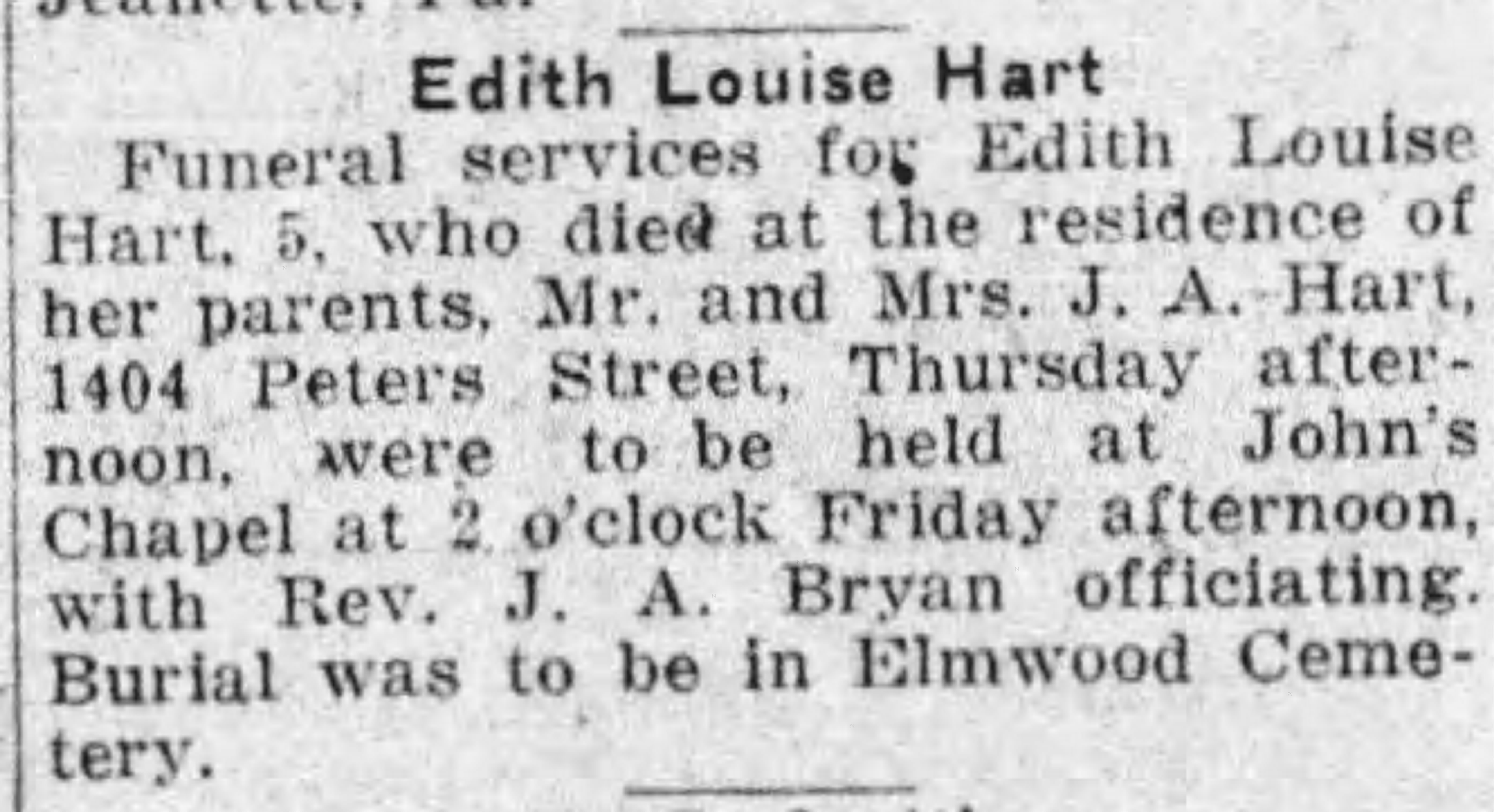 Edith Louise Hart